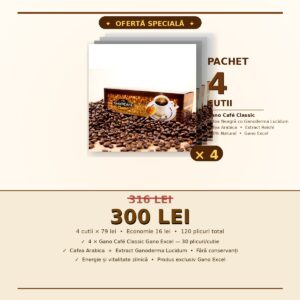 PRomo 4X Gano Cafe Classic – 30 plicuri