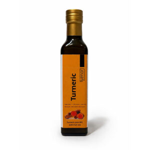 Turmeric suc cu piper negru si mix de fructe