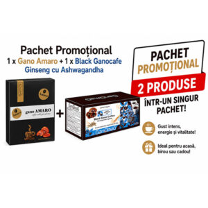 PROMO1 x Gano Amaro  + 1 x Black Gano Cafe Ginseng cu Ashwagandha